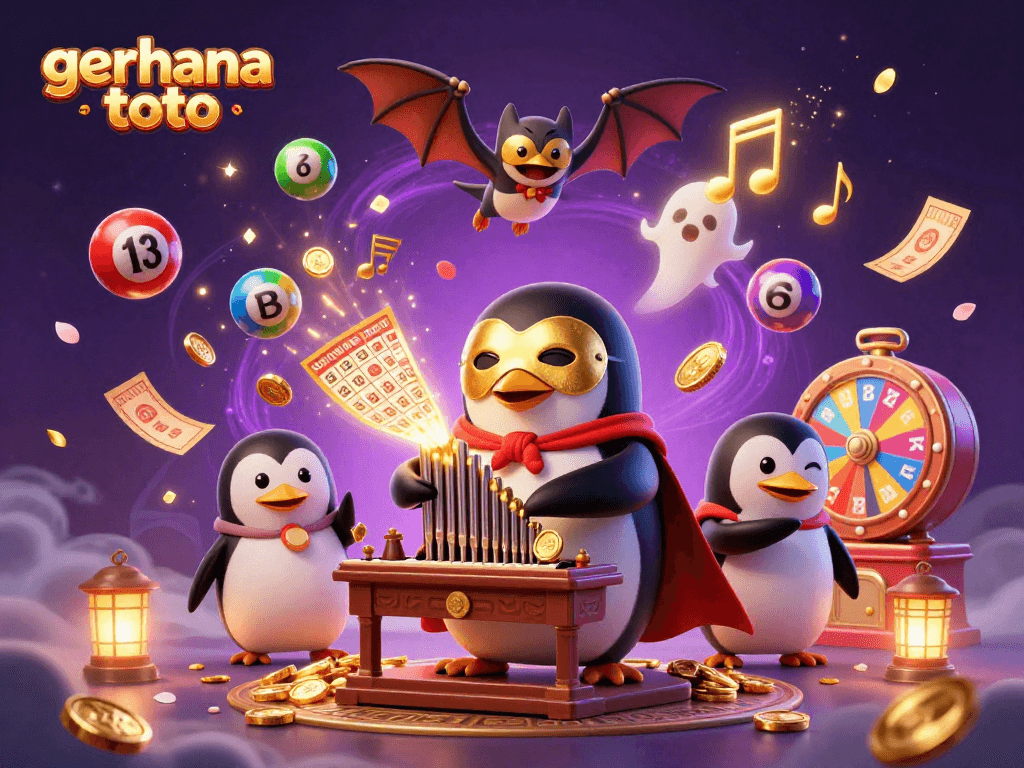 Gerhana toto menawarkan atmosfer permainan lotere dengan penguin dan elemen kasino yang menarik.