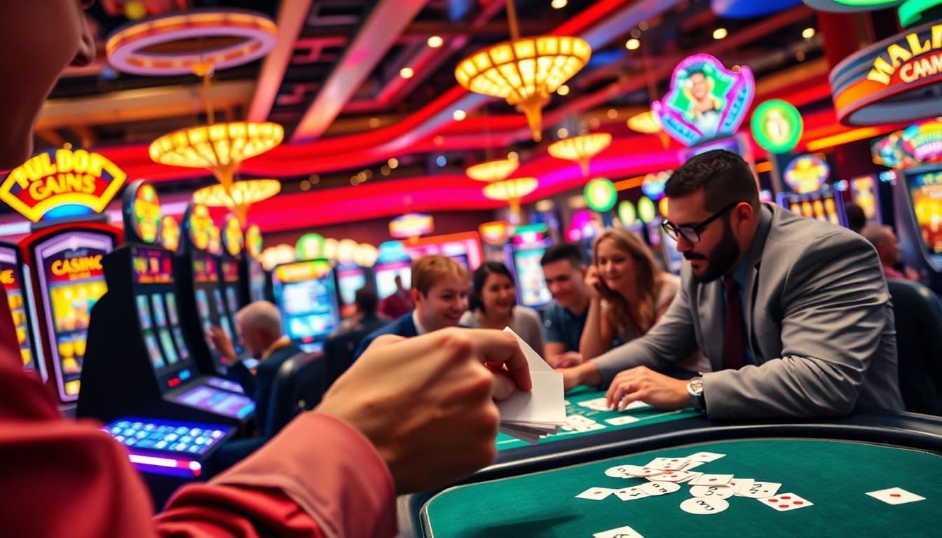 Permainan slot ondel4d yang menarik di kasino dengan dealer profesional.