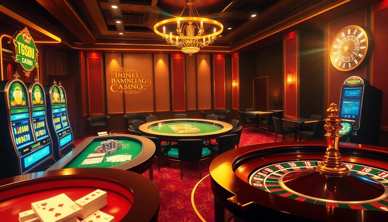 Experience thrilling online gambling at https://tg88link.com/ featuring vibrant casino tables and engaging slot machines.