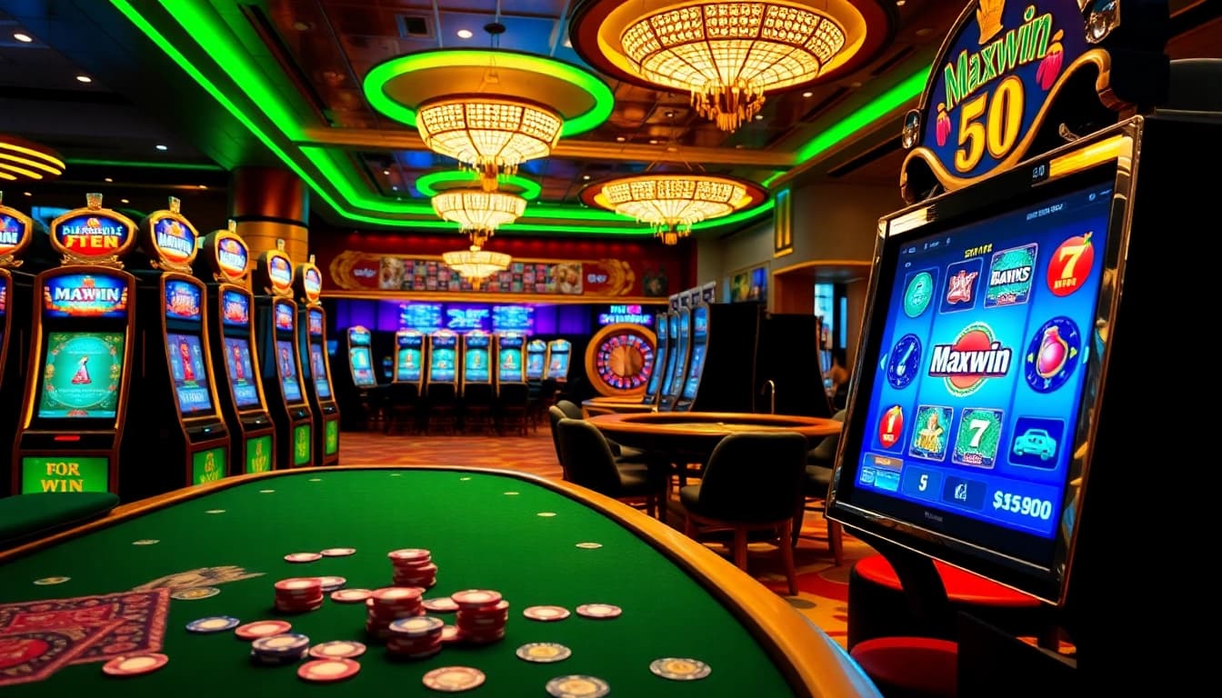 Experience the thrill of situs slot gacor with vibrant slot machines and winning opportunities.