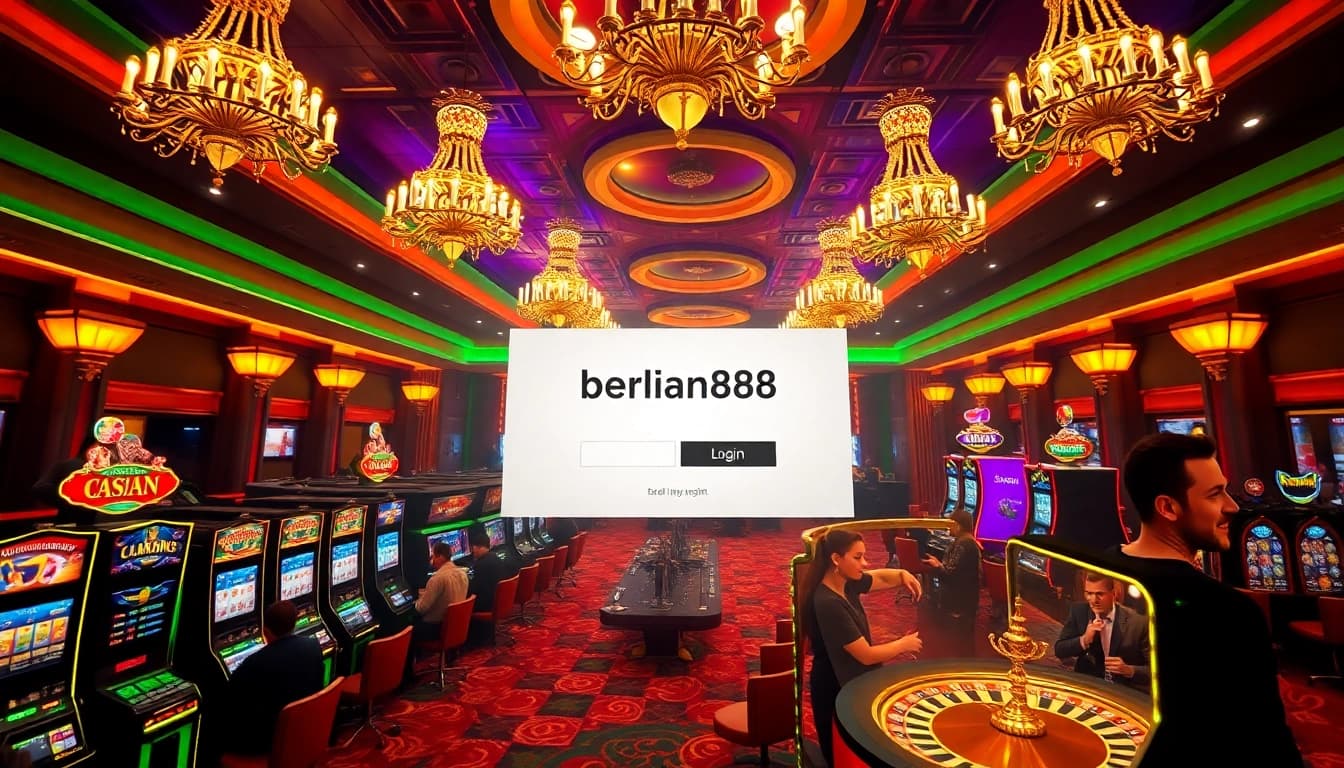 Experience the thrill of winning at berlian888 login with engaging slot machines and roulette tables.