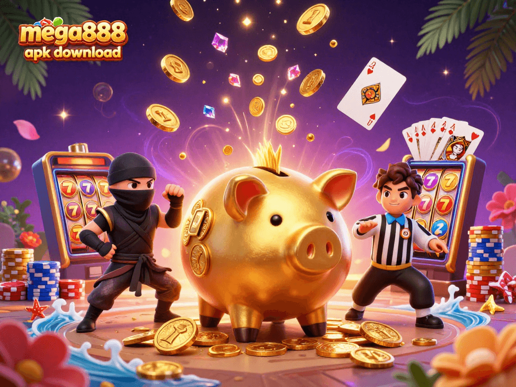 Muatturun mega888 apk download dan dapatkan pengalaman permainan yang menarik dalam penggambaran 3D.
