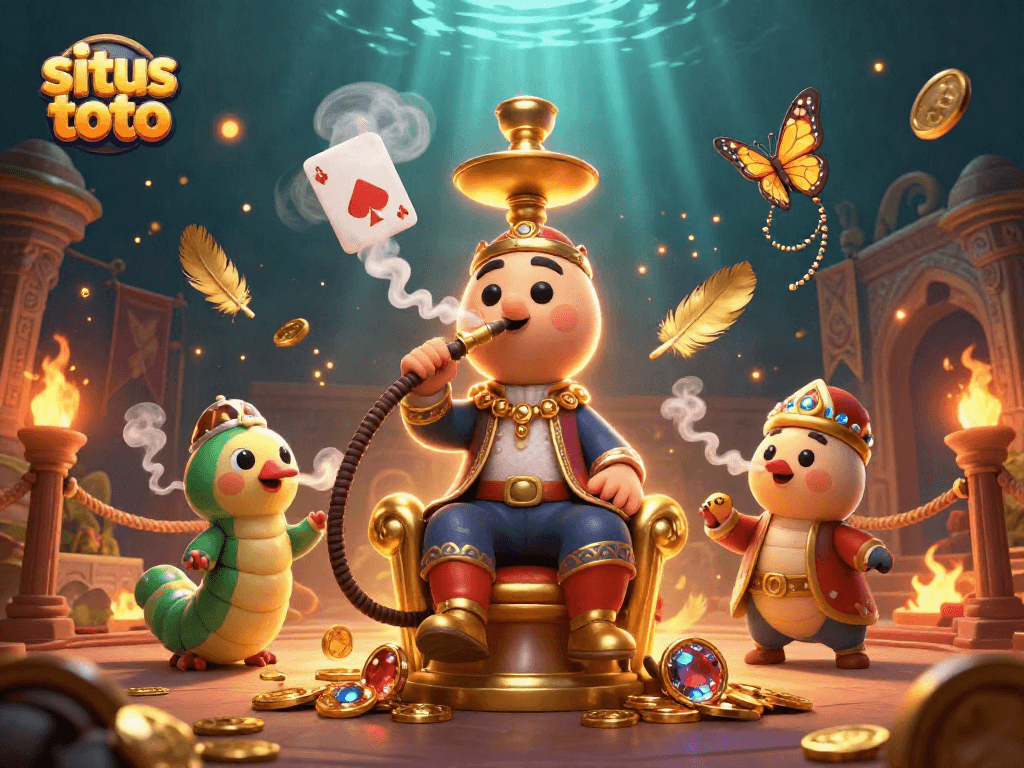 Memenangkan permainan di situs toto dengan karakter 3D menarik dan elemen kasino yang dinamis.