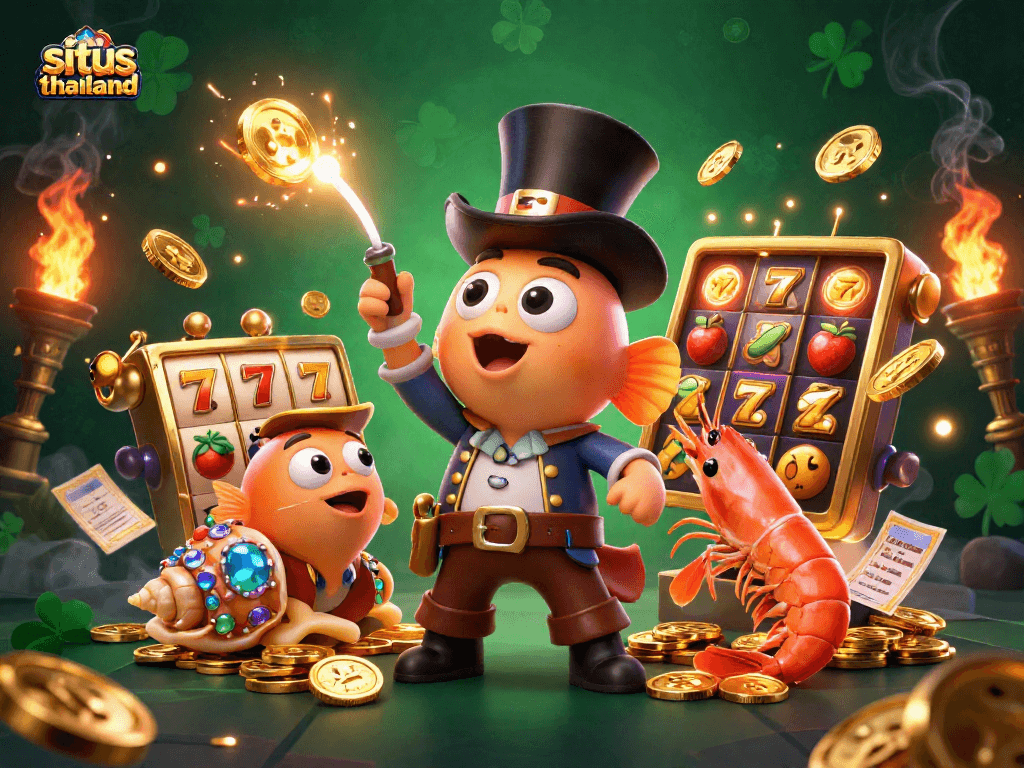 Experience exhilarating wins at situs thailand with thrilling slot games and vibrant characters in action.