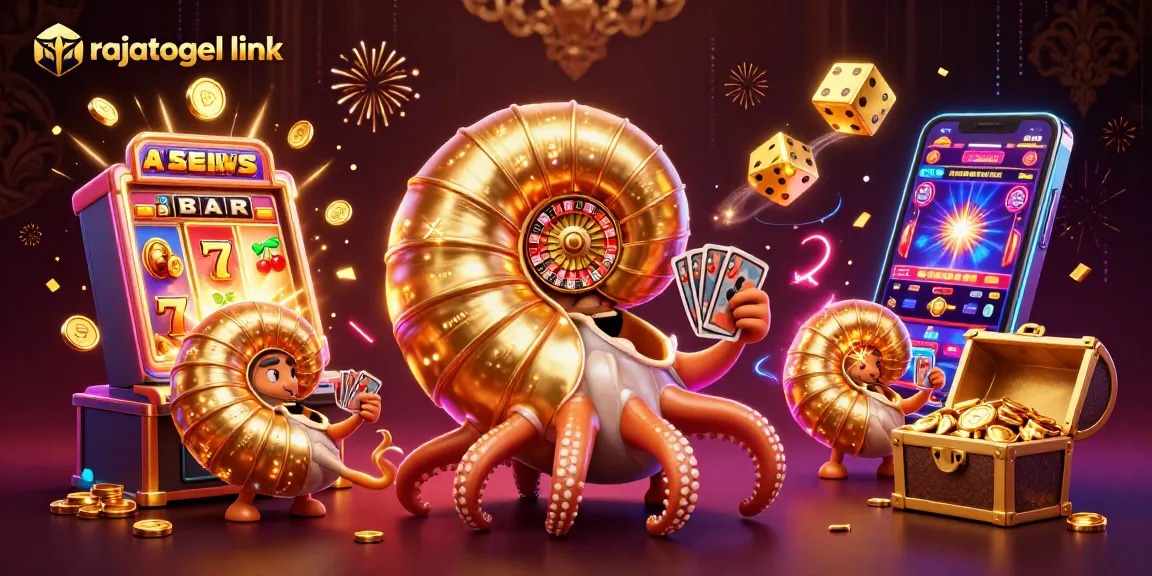Menangkan hadiah besar di rajatogel link dengan jackpot menggelegar dan simbol keberuntungan di kasino.