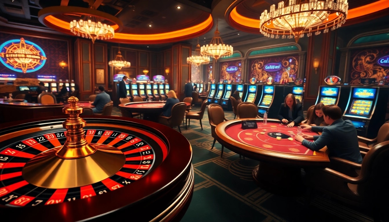 Experience excitement with situs11 login at our luxurious casino featuring roulette and poker tables.