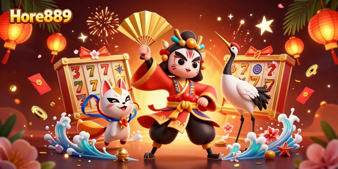 Experience fun with Hore889 casino featuring vibrant gaming elements and captivating characters.