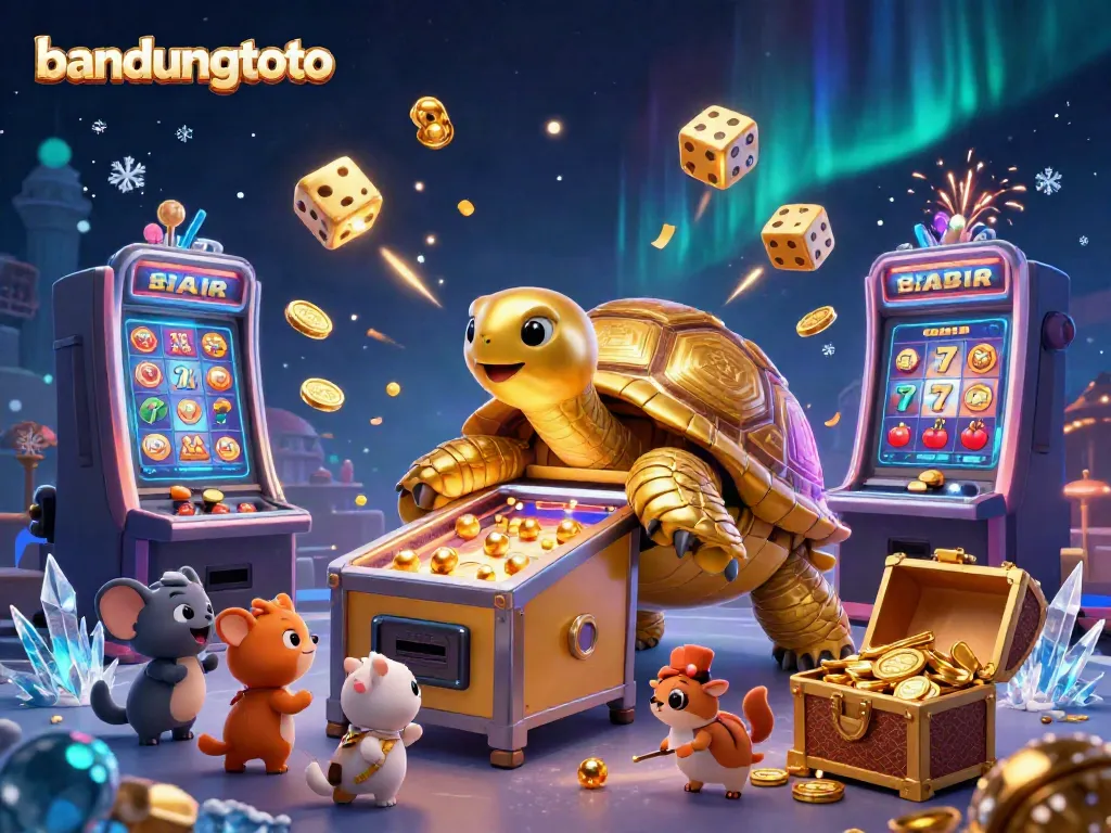 Experience exciting gaming with bandungtoto, featuring jackpot slots, colorful characters, and engaging casino elements.