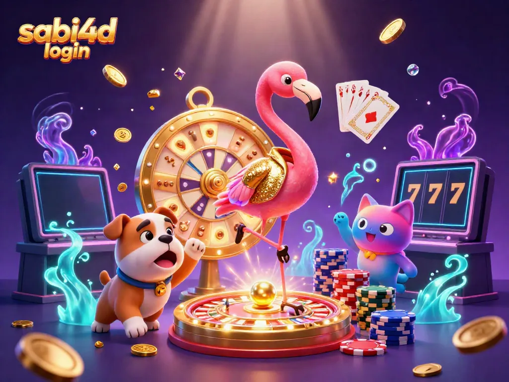 Bermain di SABI4D login sambil menikmati kegembiraan hadiah di panggung permainan