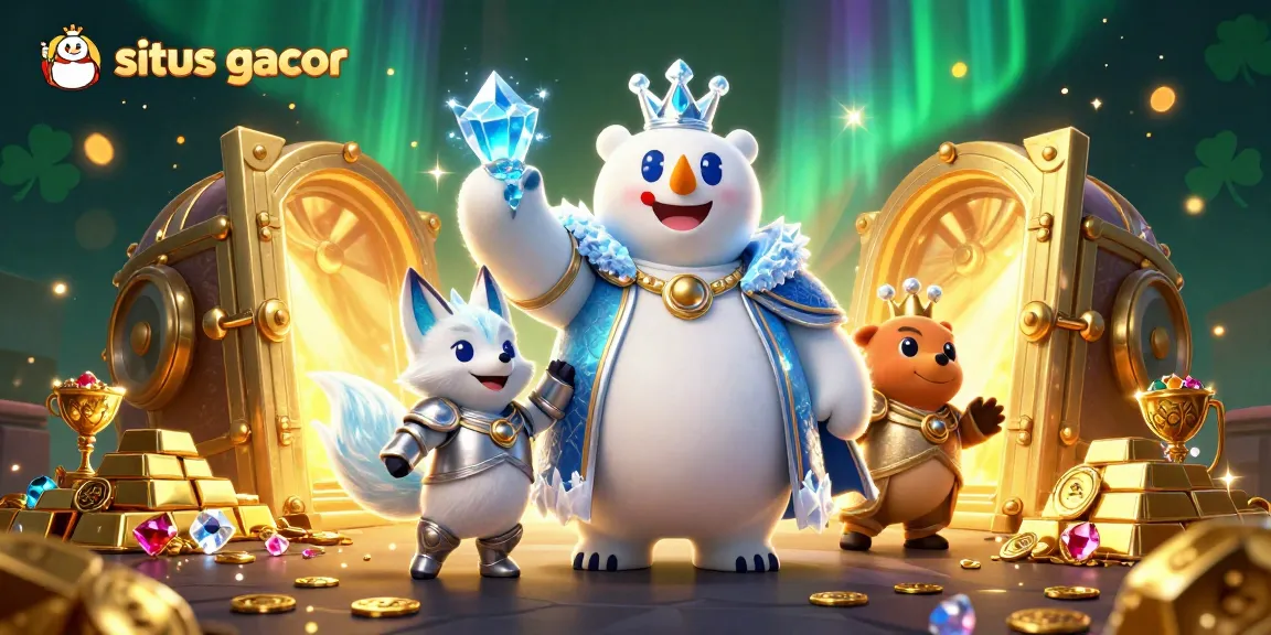 Spin and win big with situs gacor—an enchanting scene of wealth and gaming allure.