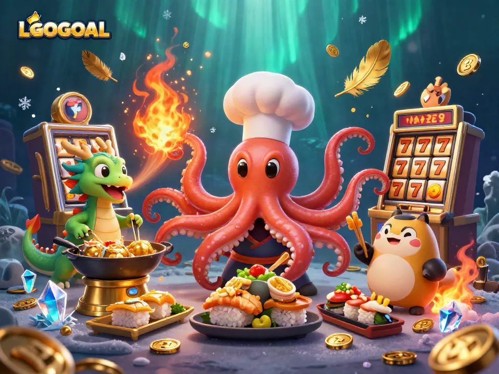 Experience exciting gameplay at LGOGOAL with animated slots and vibrant casino atmosphere.