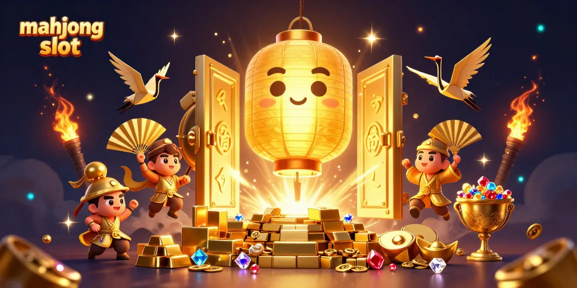 Engage in the thrilling mahjong slot experience amidst a dynamic casino atmosphere.