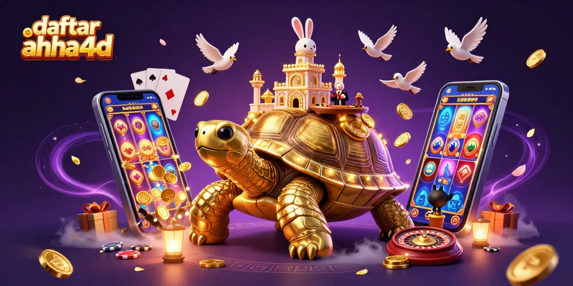 Gambarlah daftar ahha4d saat bermain di kasino virtual yang meriah dengan dealer kelinci dan koin emas jatuh.