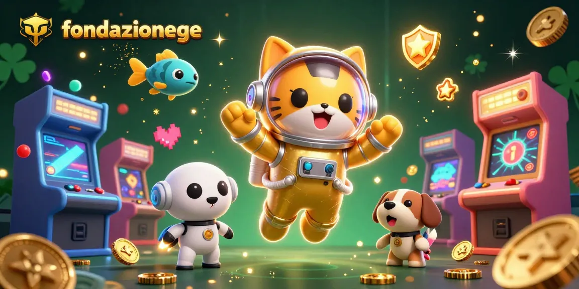 Experience winning strategies with fondazionege's exciting 3D casino illustration showcasing vibrant gaming elements.