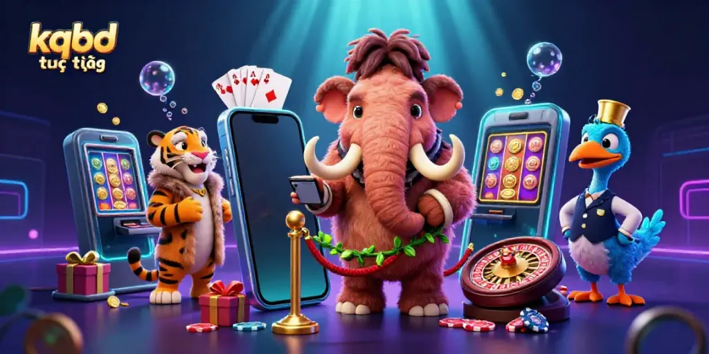 Engage with exciting kqbd trực tiếp scores in this vibrant casino scene.