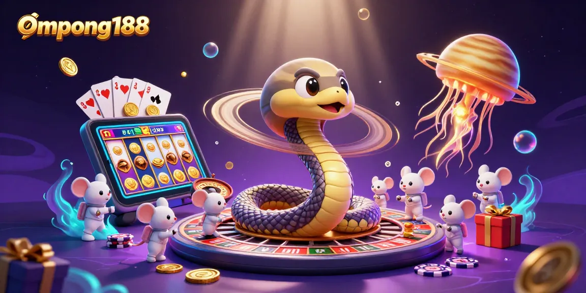 Ompong188 menampilkan permainan kasino yang seru dengan jackpot melimpah dan keseruan taruhan di luar angkasa.