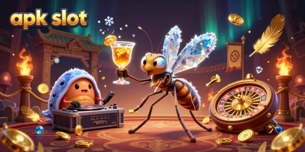 Bermain apk slot dengan karakter menarik dalam suasana kasino yang meriah