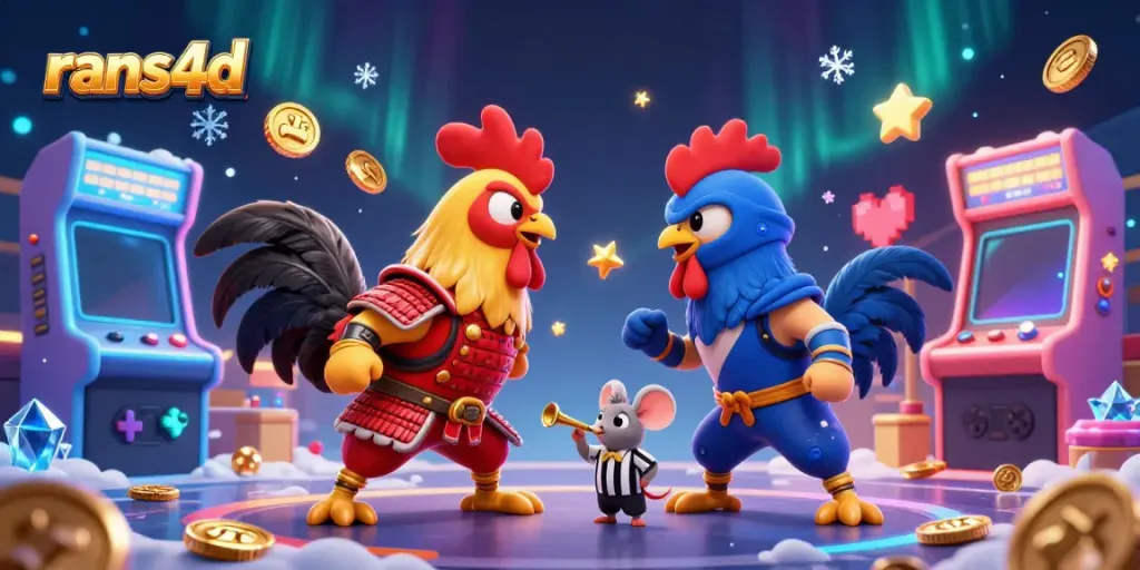 Rans4d menghadirkan pertarungan ayam 3D dinamis di arena taruhan yang memukau.