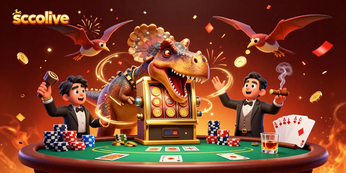 Socolive showcases a vibrant 3D scene with vibrant characters amidst a lively casino atmosphere