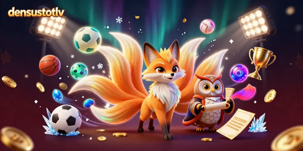 Experience slots and sports betting with densustotolv's vibrant casino scene filled with dynamic elements.