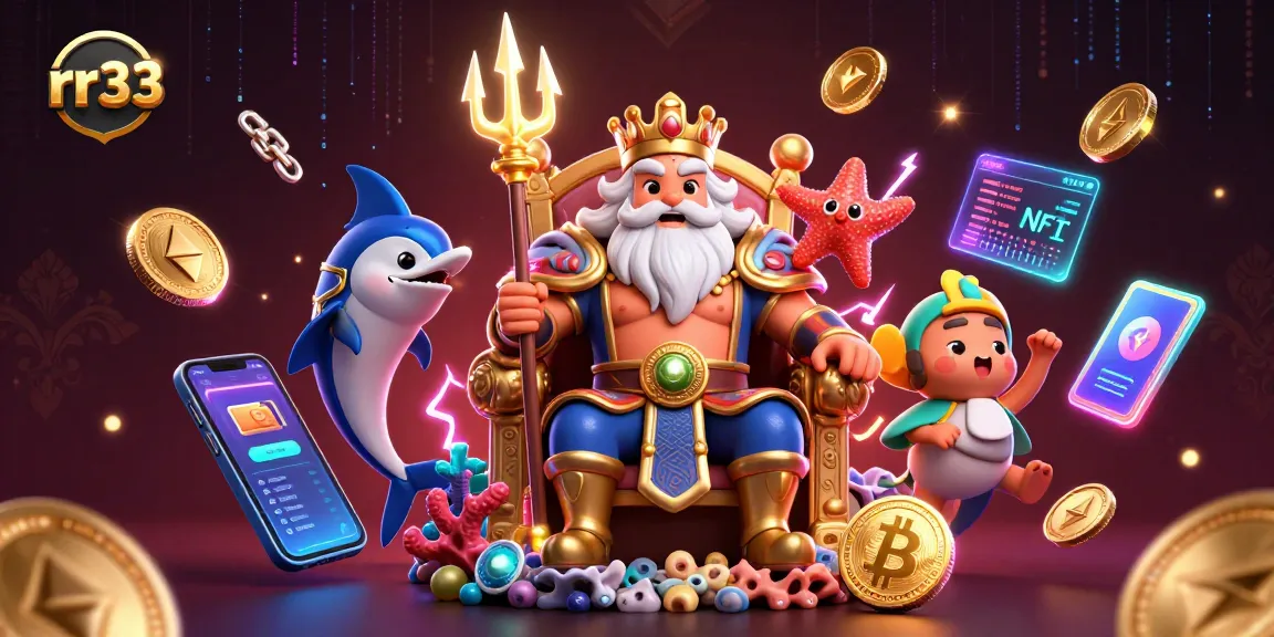 Engage with rr33's vibrant online casino experience featuring Neptune and crypto coins.
