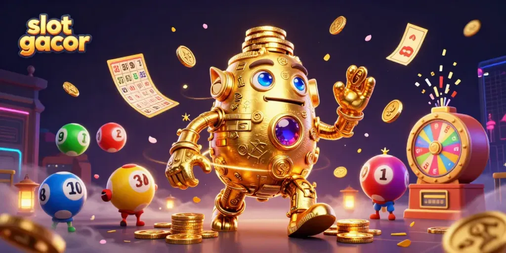 Menangkan permainan di mesin slot gacor dengan visual menarik dan simbol yang berkilauan.