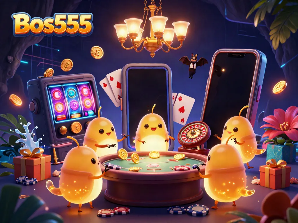 Bos555 memberikan pengalaman bermain slot online yang seru dengan cahaya unik di kasino digital.