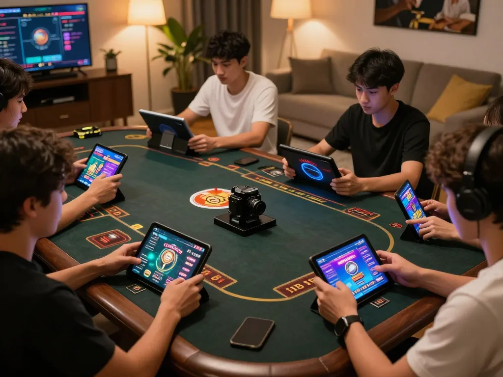 Players engaging in dynamic gameplay on 123B's online casino platform.
