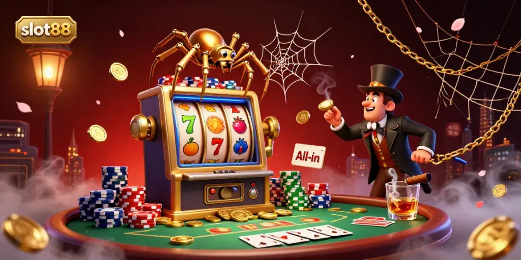Menangkan slot88 dengan pengalaman unik dari mesin slot yang dikelilingi simbol keberuntungan.
