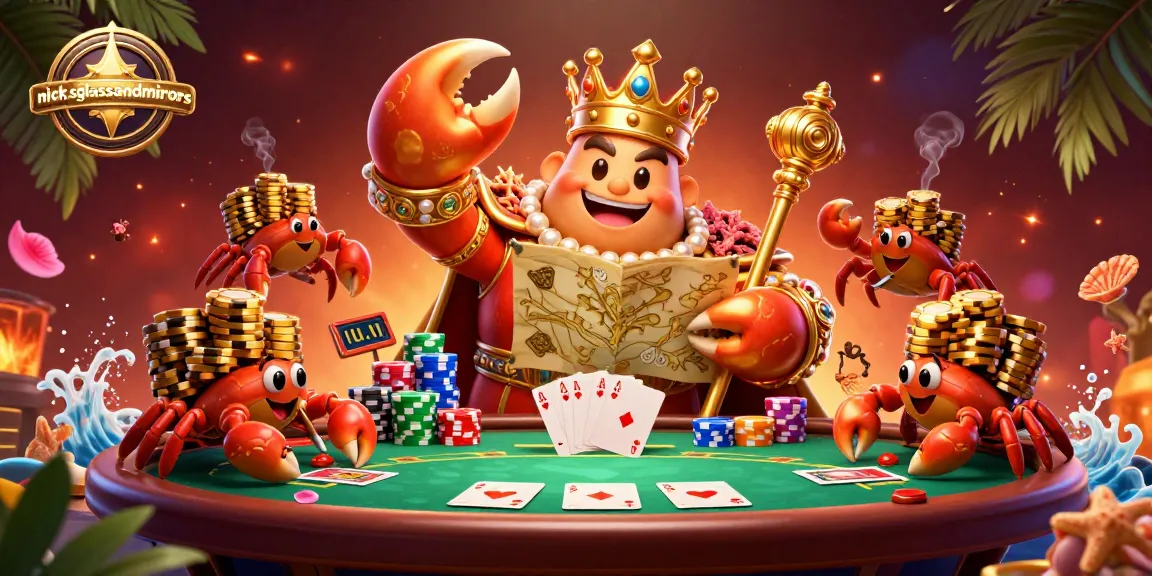 Play the vibrant casino games at nicksglassandmirrors with the golden crab emperor leading the adventure!