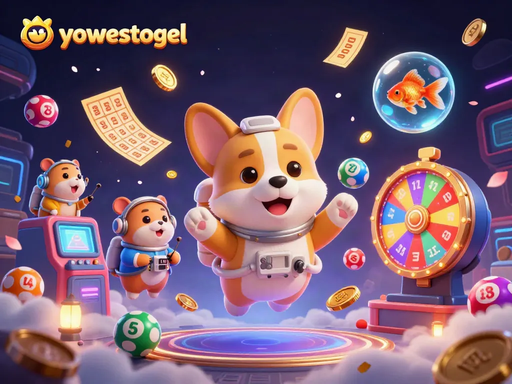Join the adventure with yowestogel as a cartoon astronaut corgi enjoys space casino thrills!
