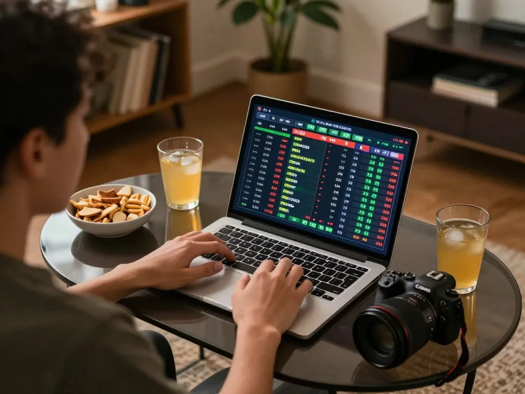 Engaged in strategic decisions on trang cá độ bóng đá uy tín while analyzing live betting odds.