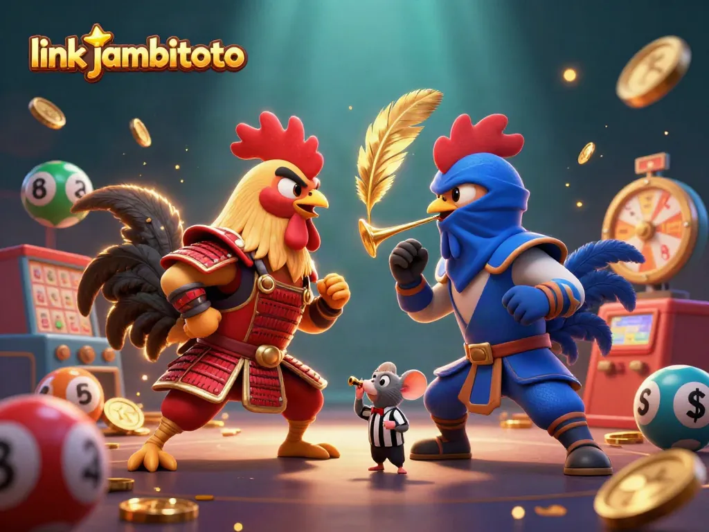 Experience thrilling moments with link jambitoto as roosters clash in a dynamic lottery showdown.