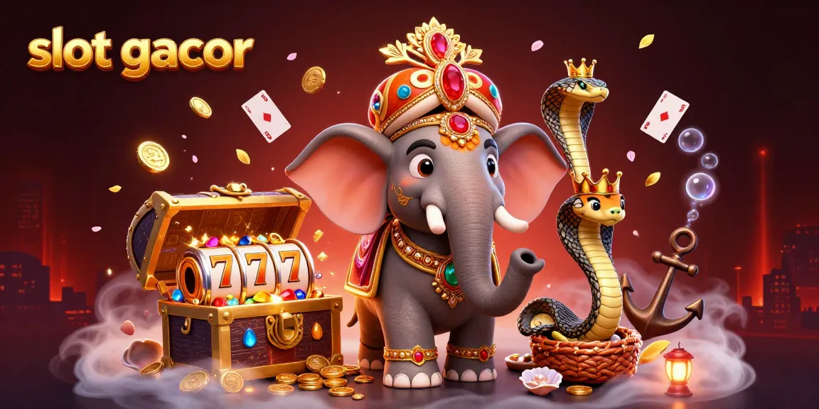 Menangkan jackpot di slot gacor dengan ilustrasi mewah karakter maharaja dan permainan slot yang memikat.