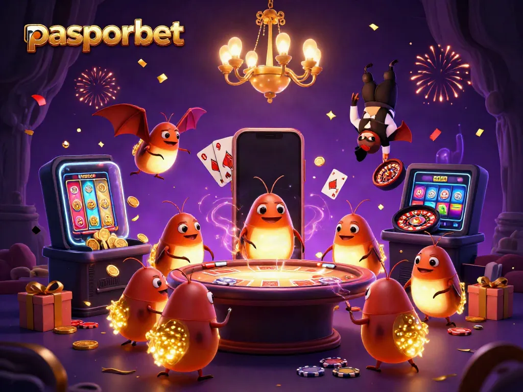 Pasporbet menghadirkan suasana kasino dengan glowworms dan dealer unik menggairahkan permainan