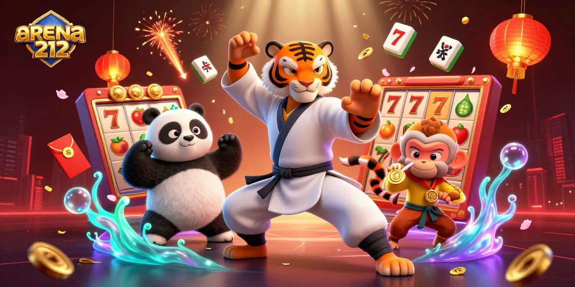 arena212 menghadirkan pengalaman perjudian dengan singa chart, simbol keberuntungan, dan visual mendebarkan.