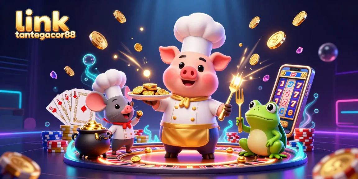 Link tantegacor88 menghidangkan koin emas seperti makanan gourmet di kasino modern.