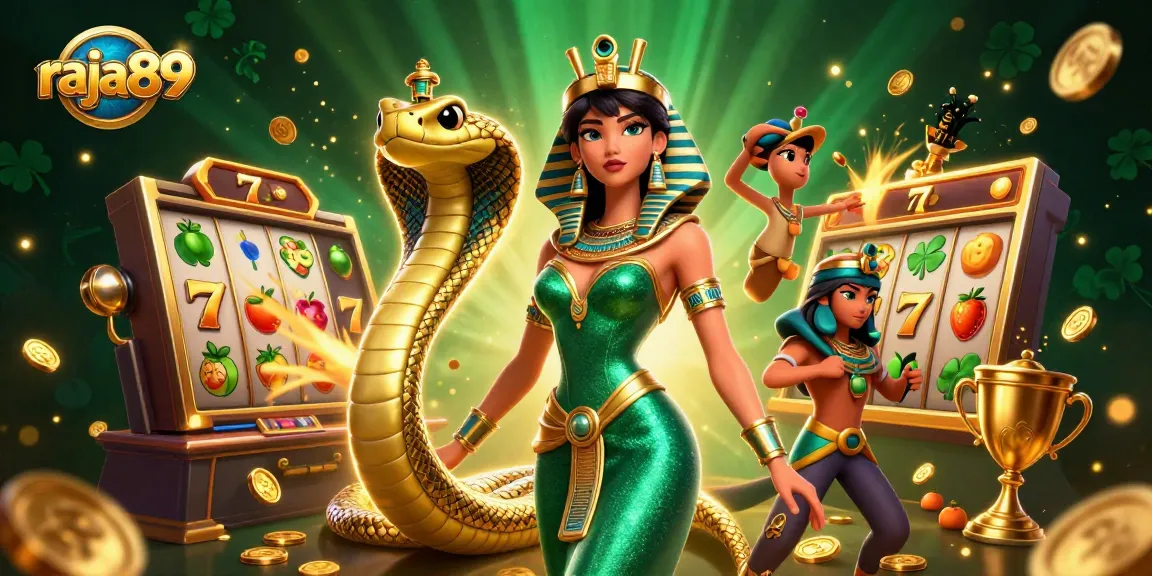 Engage with raja89 and spin the reels of fortune in a vibrant casino scene.