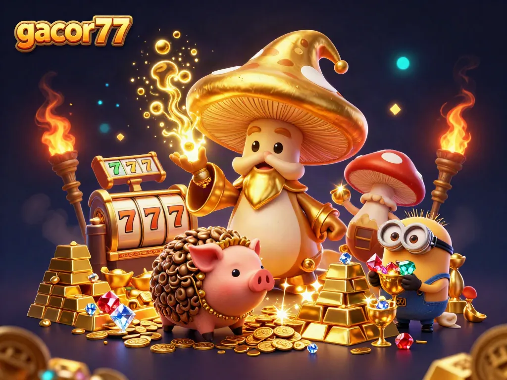 Menangkan permainan gacor77 dengan slot yang meriah dan berlian berkilau.